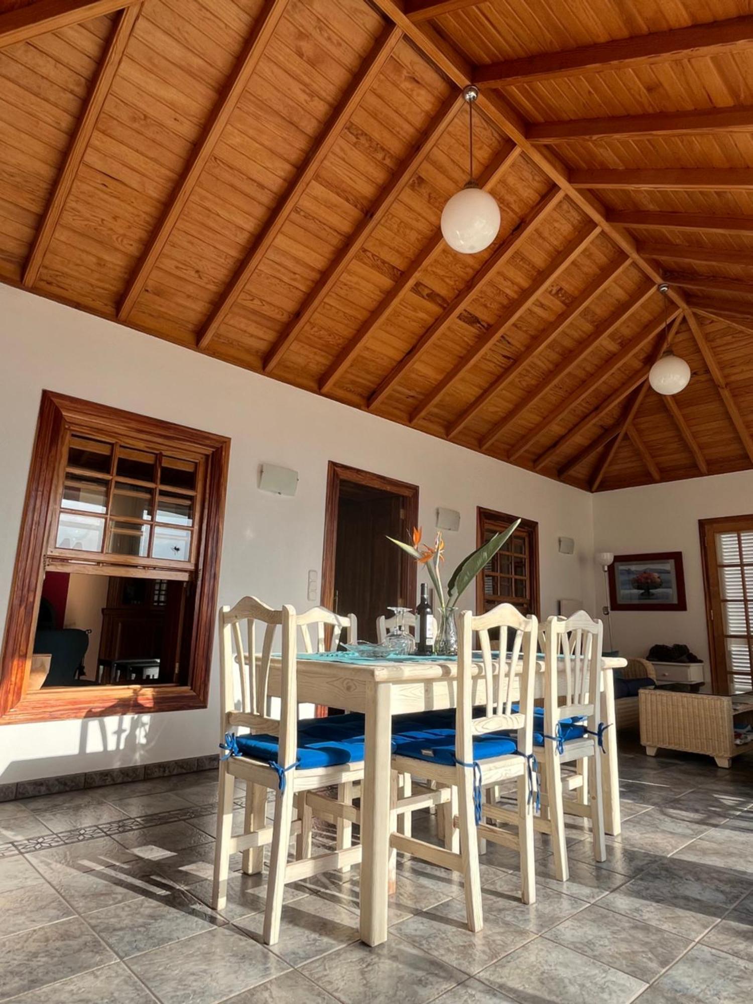 Feriendomizil Finca Tijarafe Mit Beheiztem, Abdeckbarem Pool ภายนอก รูปภาพ