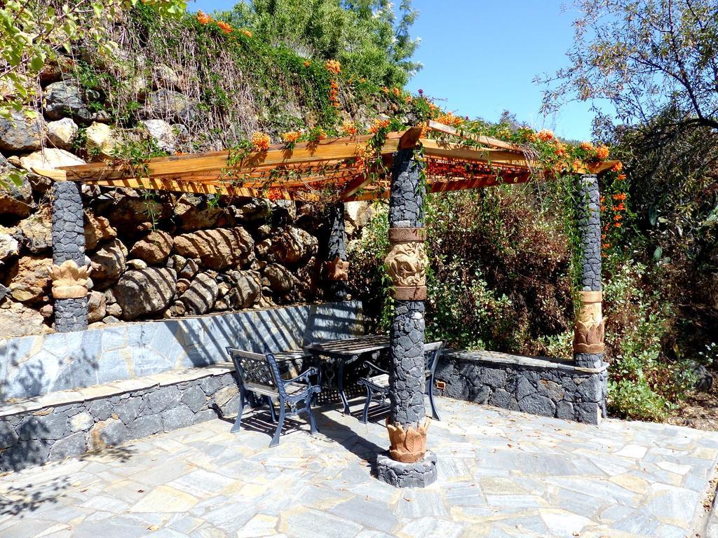 Feriendomizil Finca Tijarafe Mit Beheiztem, Abdeckbarem Pool ภายนอก รูปภาพ